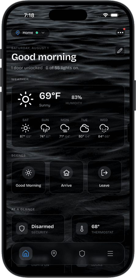 NOVON App Desktop View